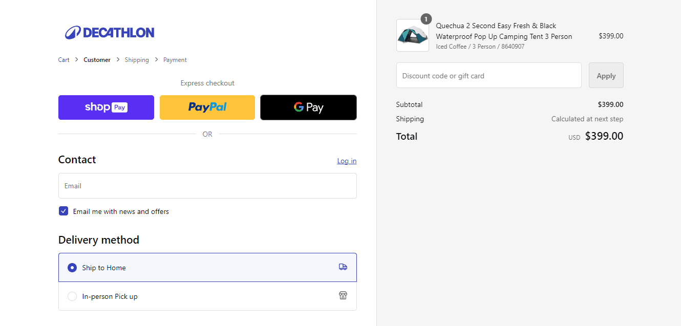 How to apply Decathlon coupon code